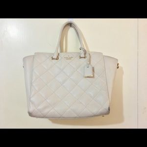 Kate Spade white tote purse